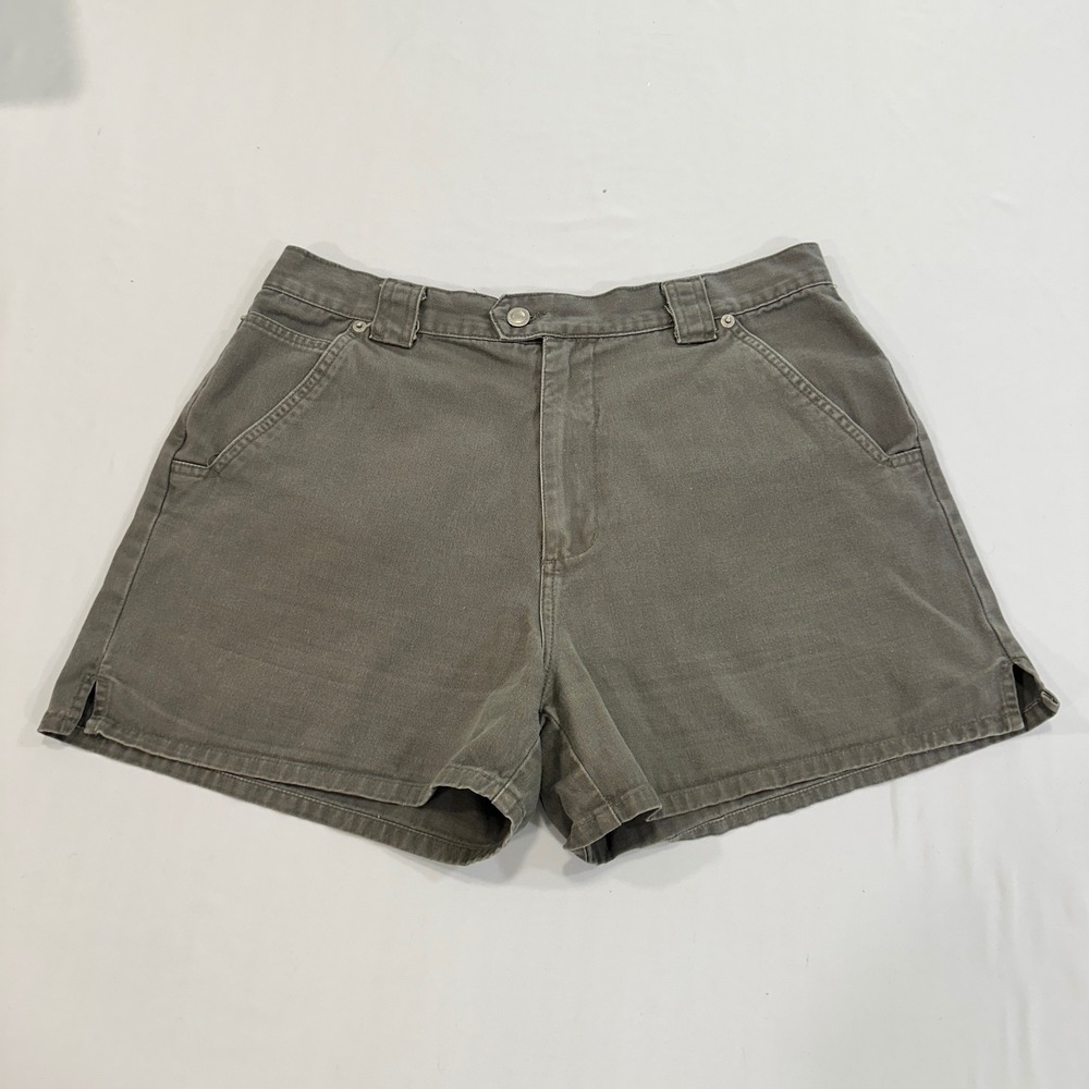 Chazzi Wholesome Product Utility Shorts Womens 14 Brown Cotton Cargo | Gorpcore